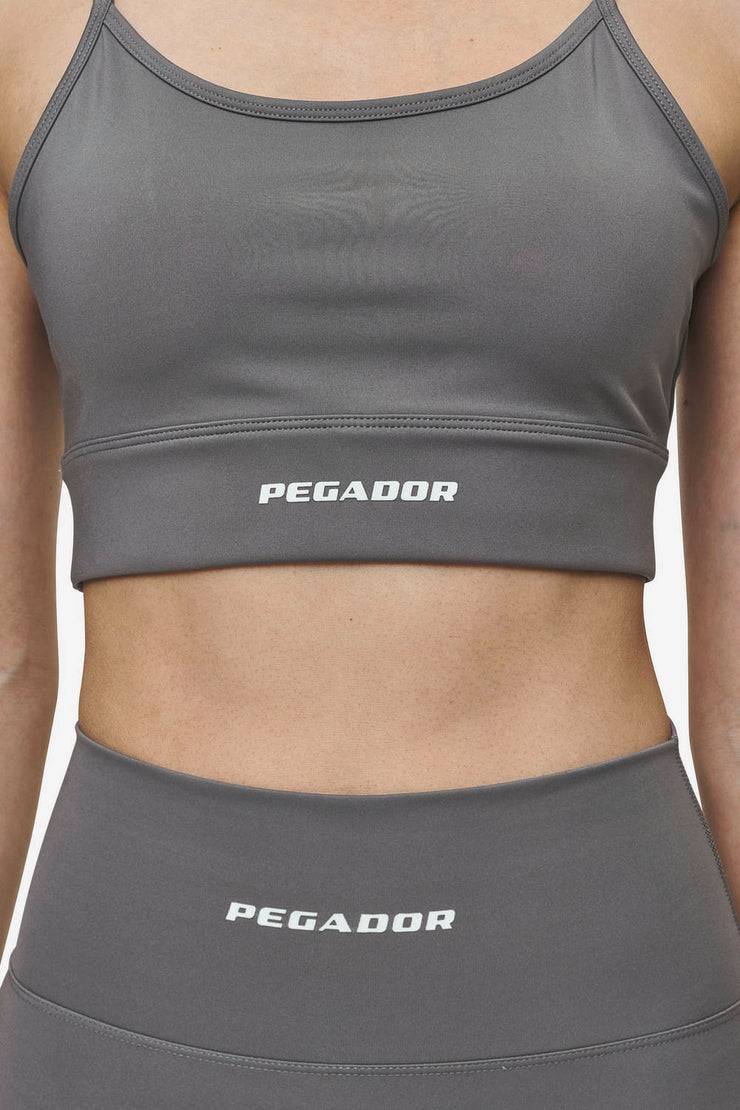 Pegador Taja Sport Bra Deep Grey White