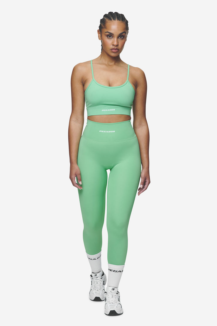 Pegador Taja Sport Bra Peppermint Green White