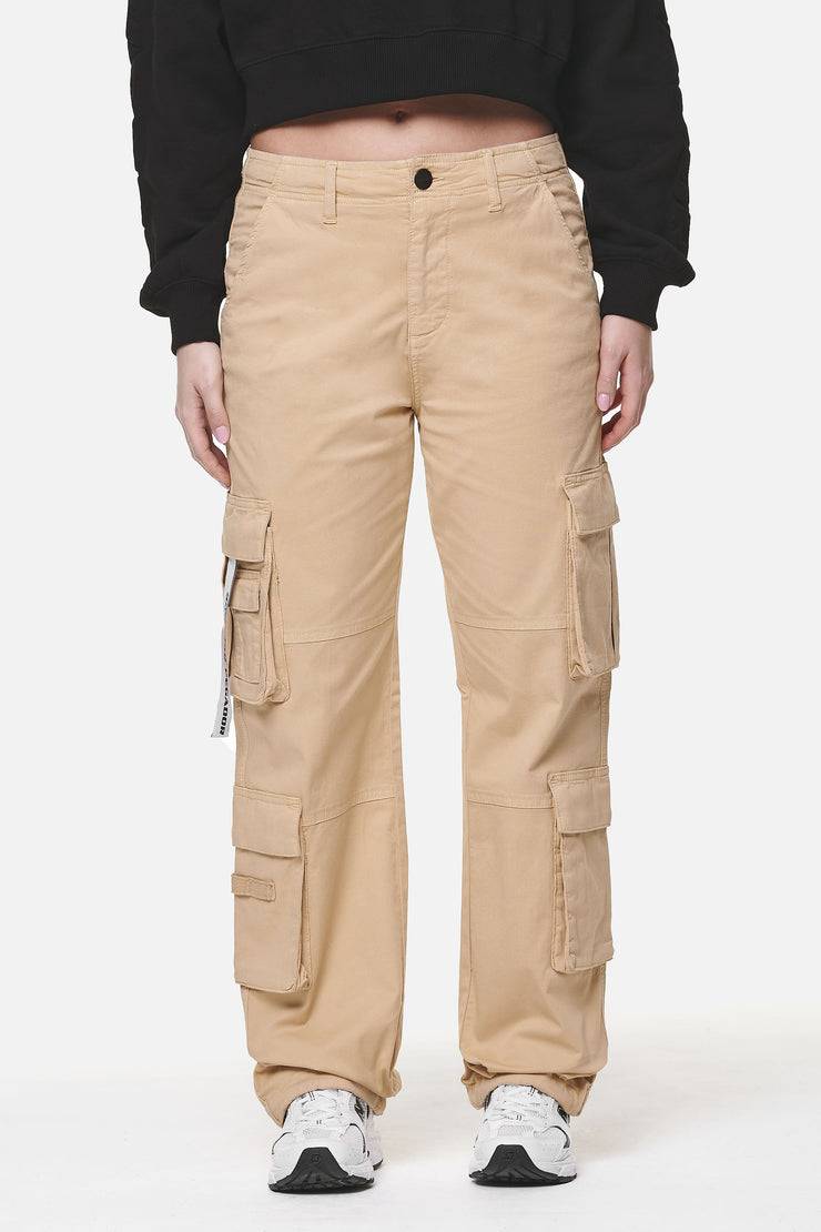 Pegador Tanami Wide Cargo Pants Washed Safari Sand