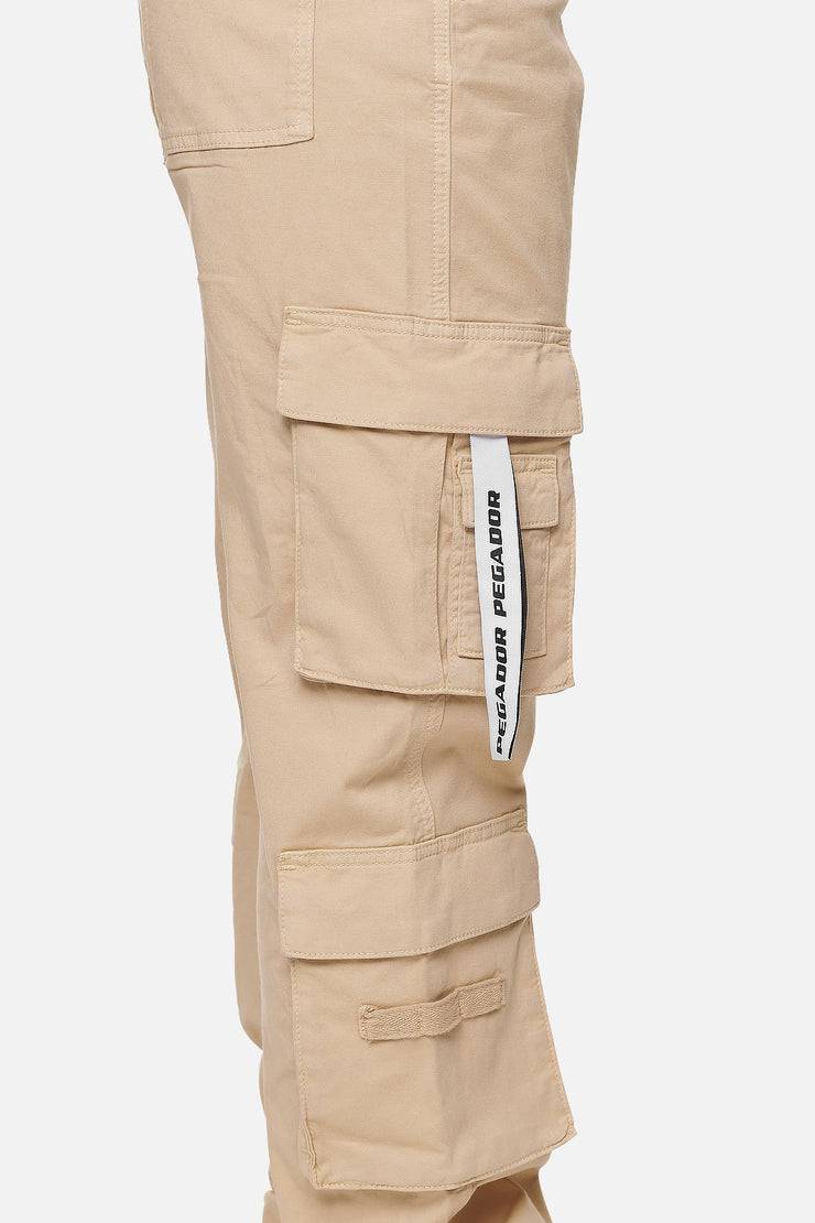 Pegador Tanami Wide Cargo Pants Washed Safari Sand
