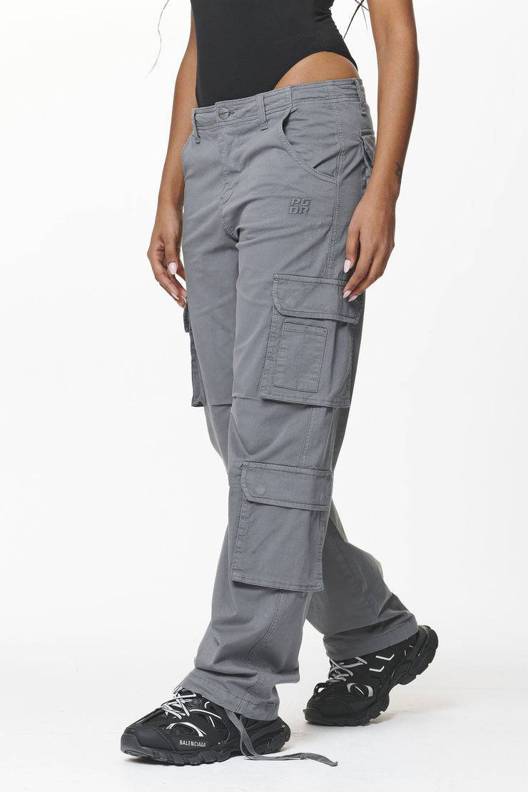 Pegador Tanum Wide Cargo Pants Anthracite Grey
