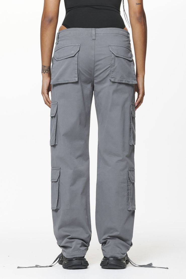 Pegador Tanum Wide Cargo Pants Anthracite Grey