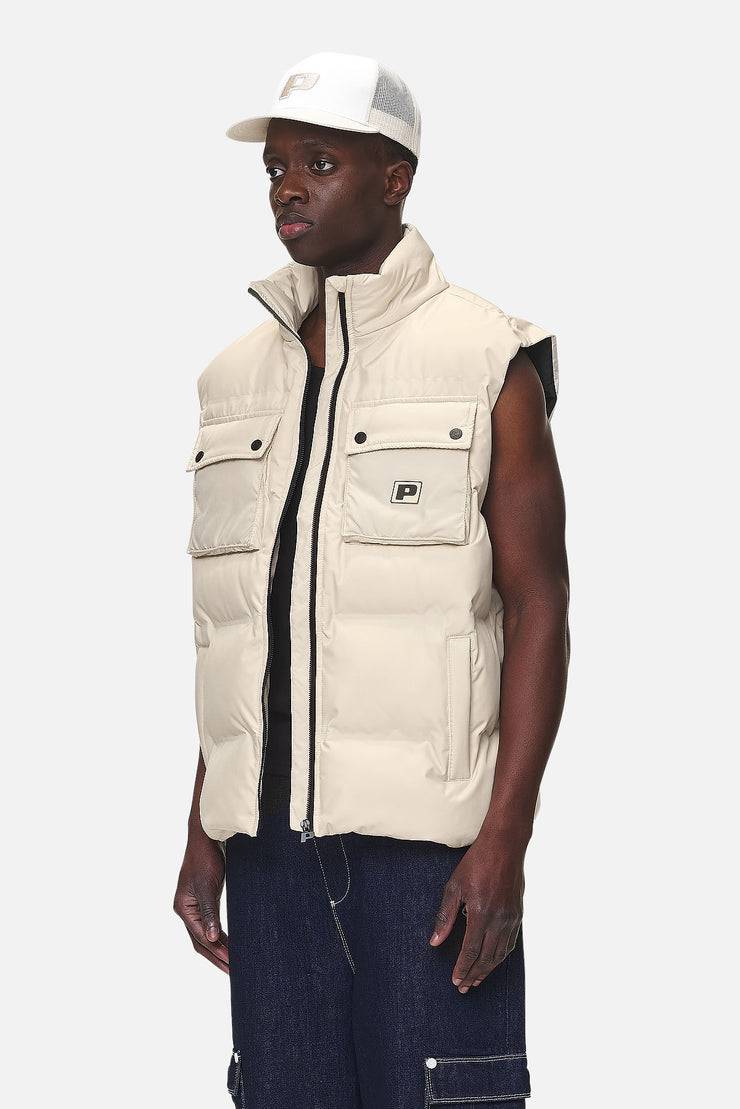 Pegador Tarbal Cargo Puffer Vest Desert Sand