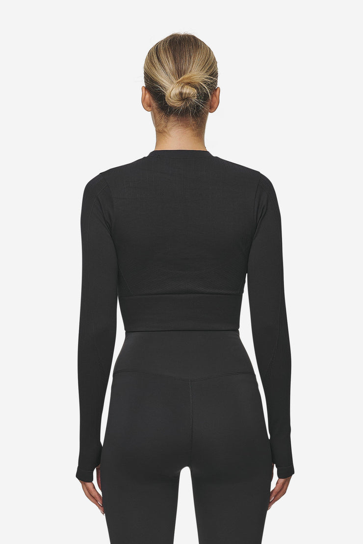 Pegador Telly Rib Longsleeve Washed Black