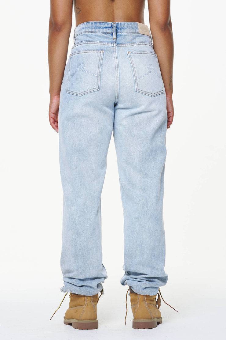 Pegador Terrance Wide Jeans Washed Light Blue