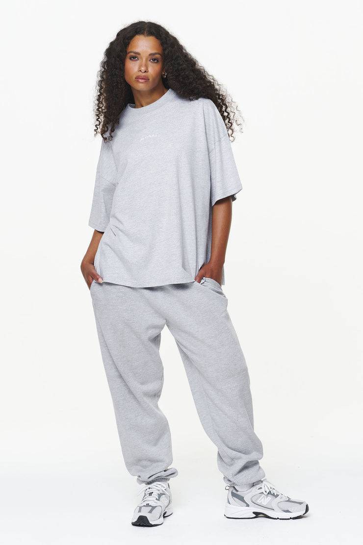 Pegador Thames Heavy Oversized Tee Grey Melange