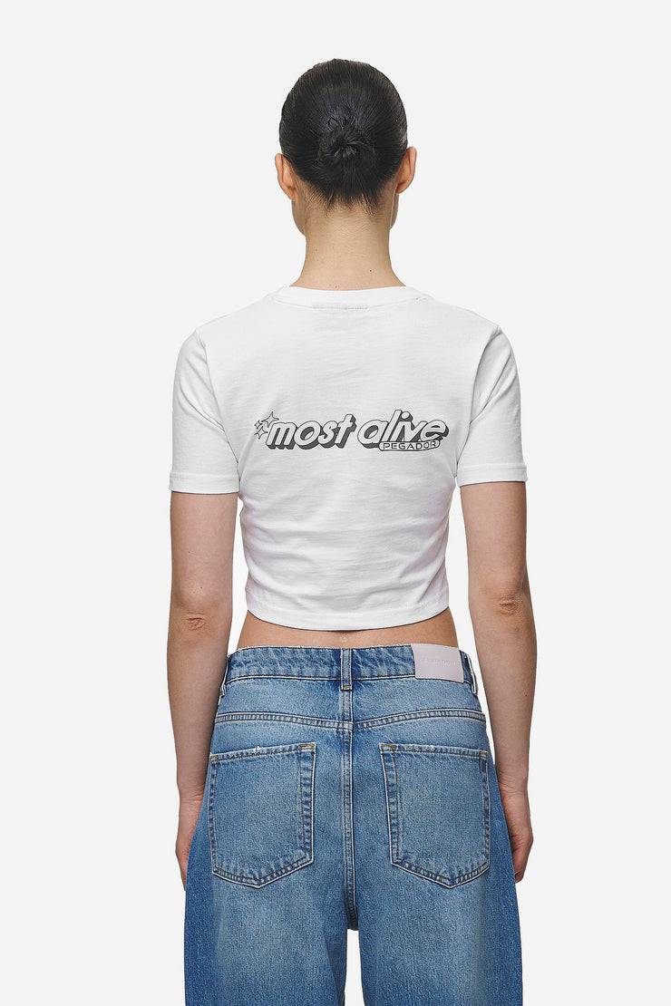 Pegador Thea Baby Tee White