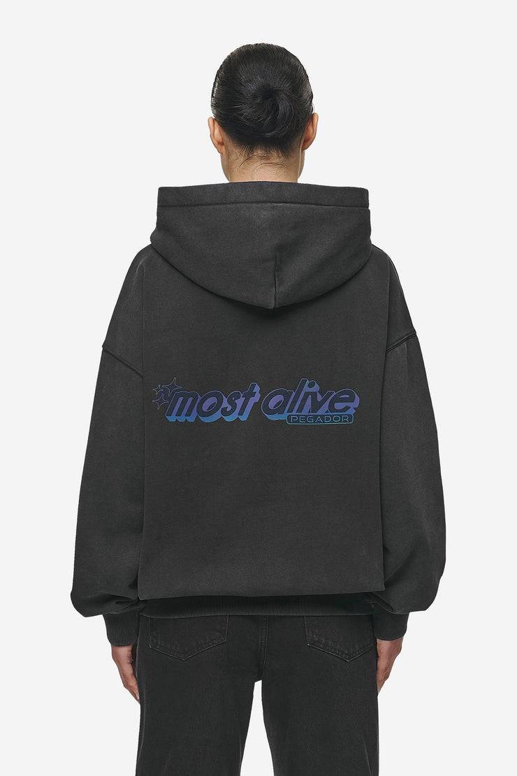 Pegador Thea Oversized Hoodie Vintage Black