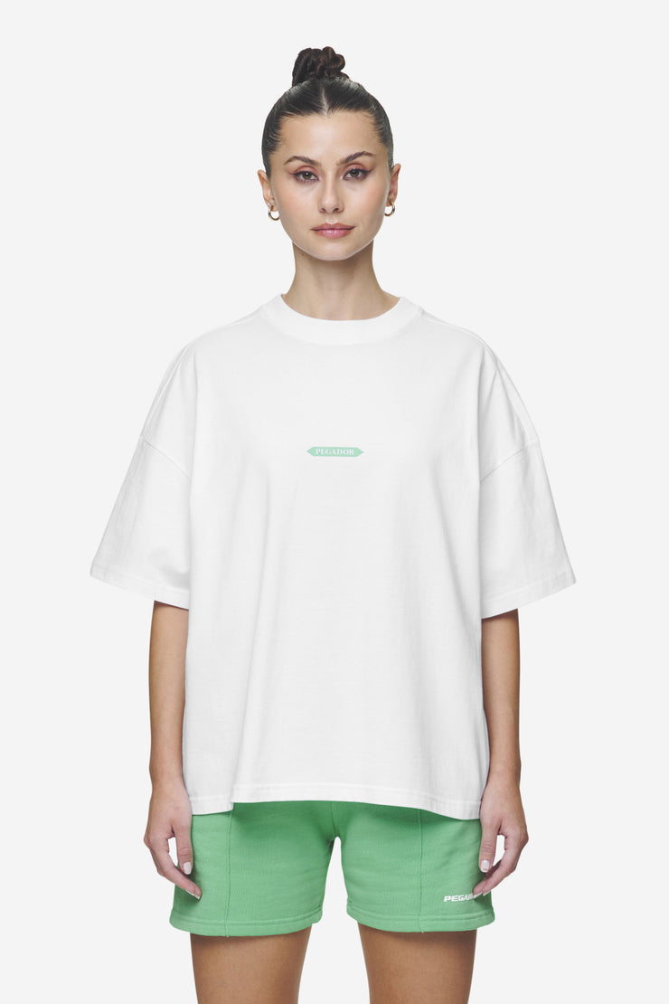Pegador Tia Heavy Oversized Tee White