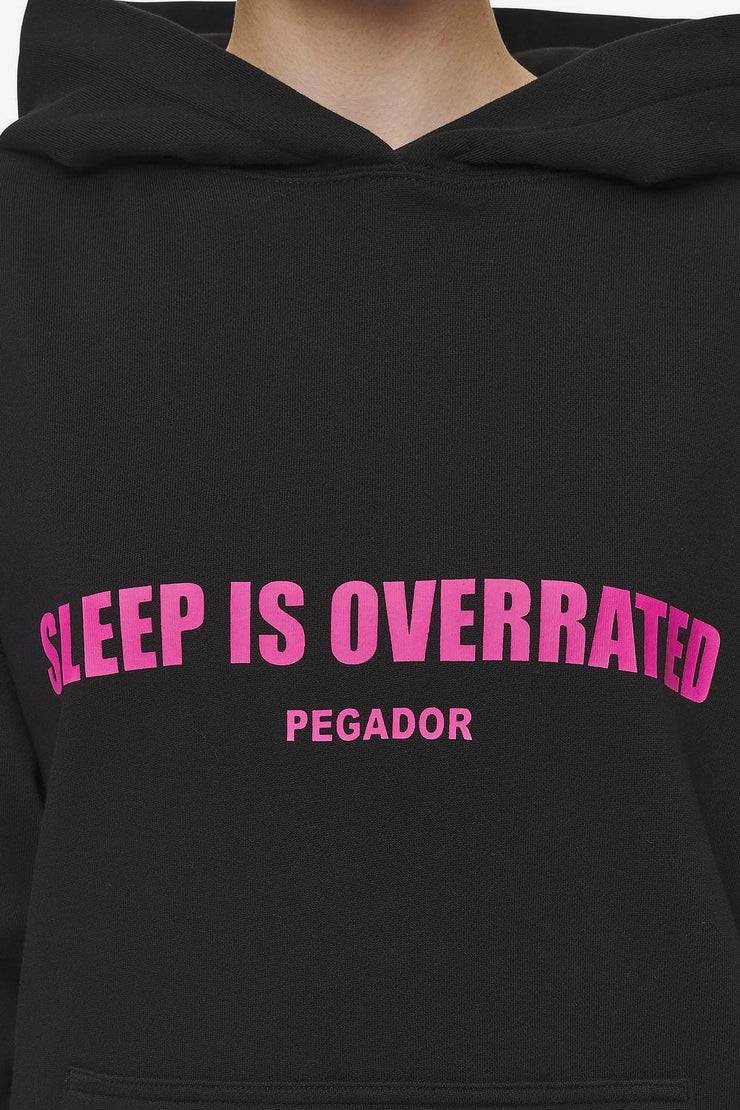 Pegador Tori Oversized Hoodie Washed Black