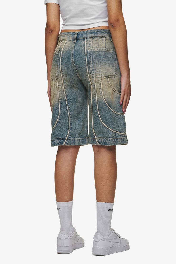 Pegador Treasure Jorts Vintage Blue