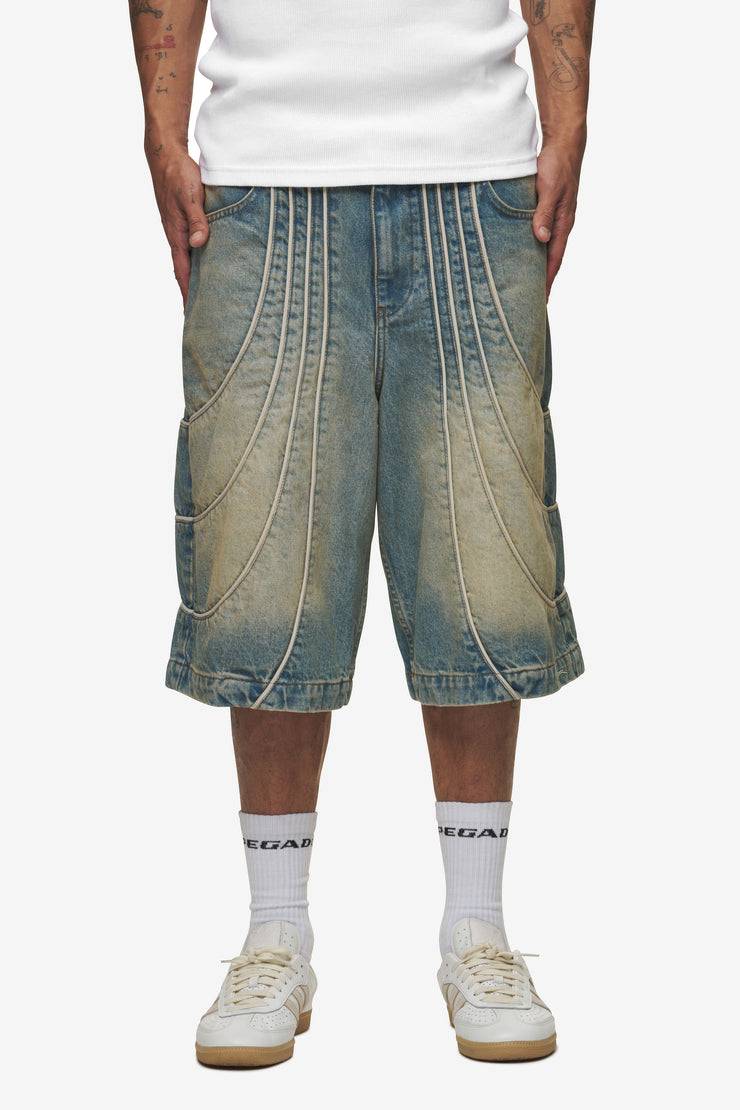 Pegador Treasure Jorts Vintage Blue