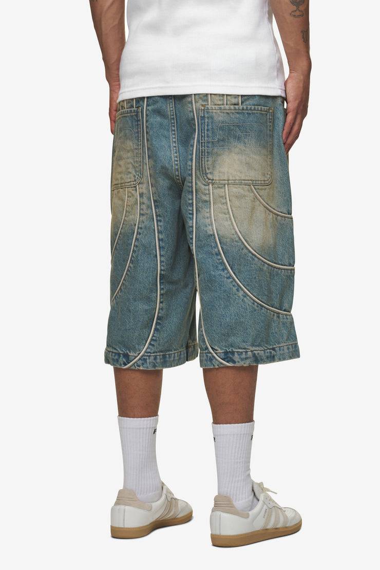 Pegador Treasure Jorts Vintage Blue