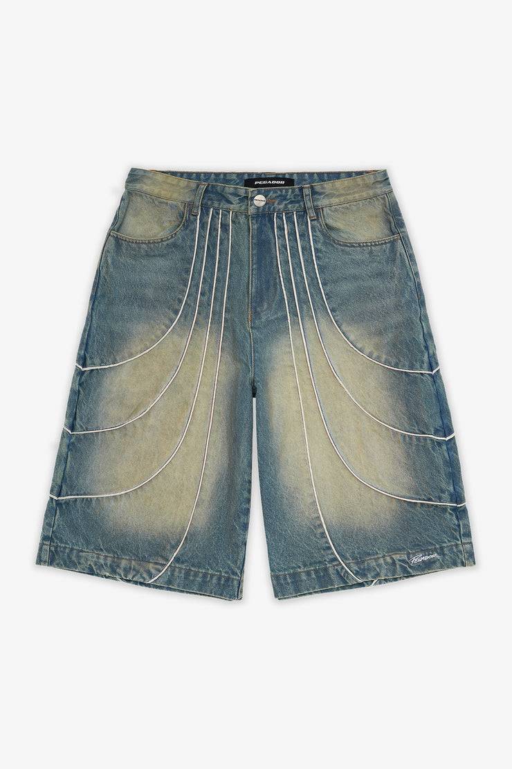 Pegador Treasure Jorts Vintage Blue