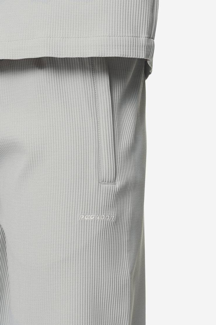Pegador Troy Plissee Pants Pearl Grey