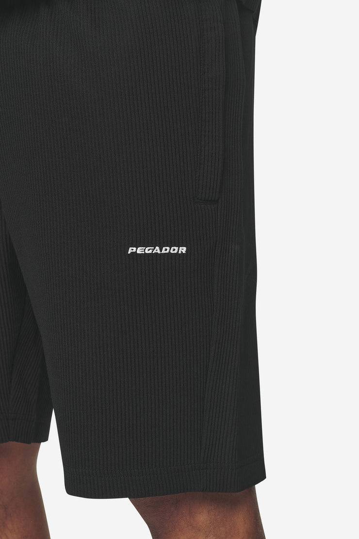 Pegador Troy Plissee Shorts Black