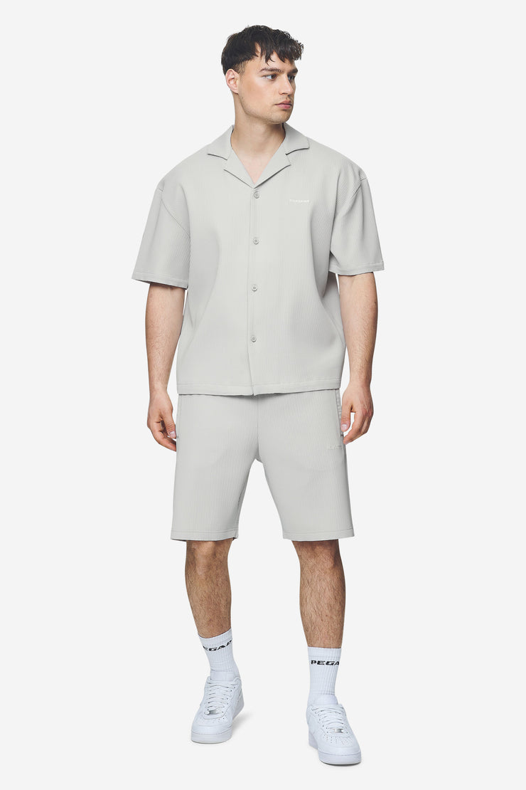 Pegador Troy Plissee Shorts Pearl Grey