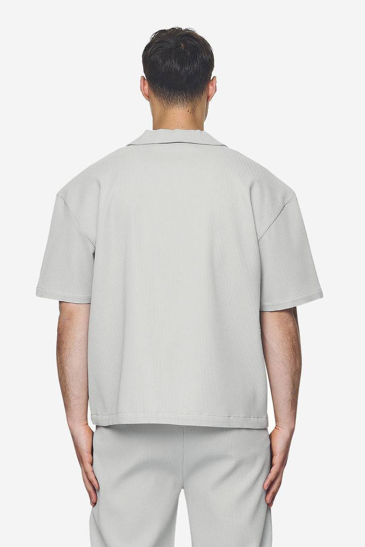 Pegador Troy Plissee Summer Shirt Pearl Grey