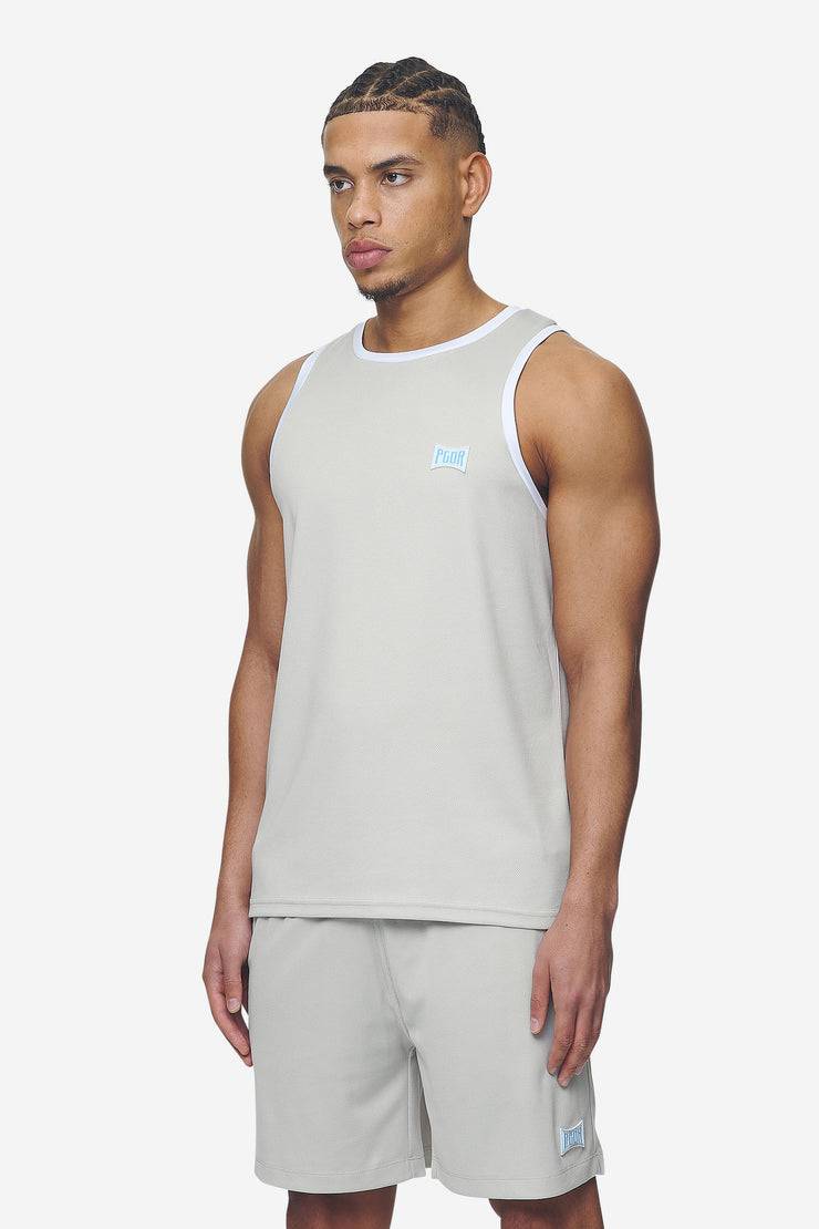 Pegador Tulare Mesh Tank Top Pearl Grey