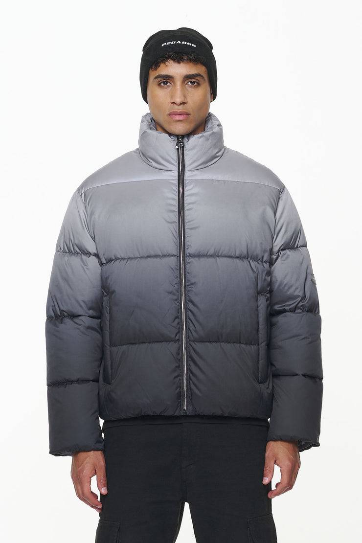 Pegador Tunis Faded Puffer Jacket Dark Grey