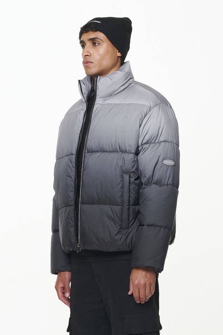 Pegador Tunis Faded Puffer Jacket Dark Grey