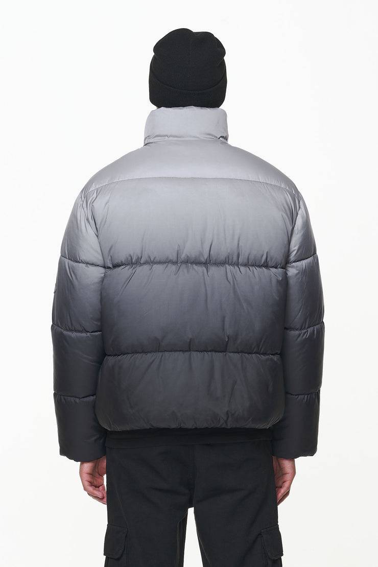Pegador Tunis Faded Puffer Jacket Dark Grey