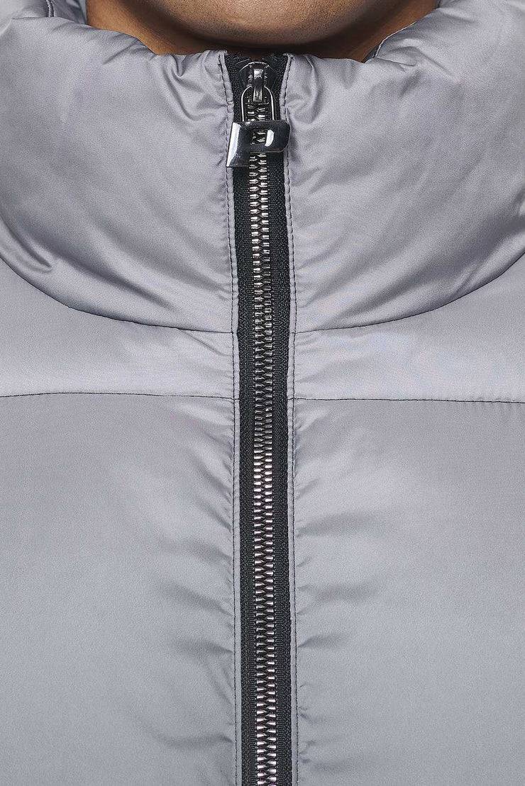 Pegador Tunis Faded Puffer Jacket Dark Grey