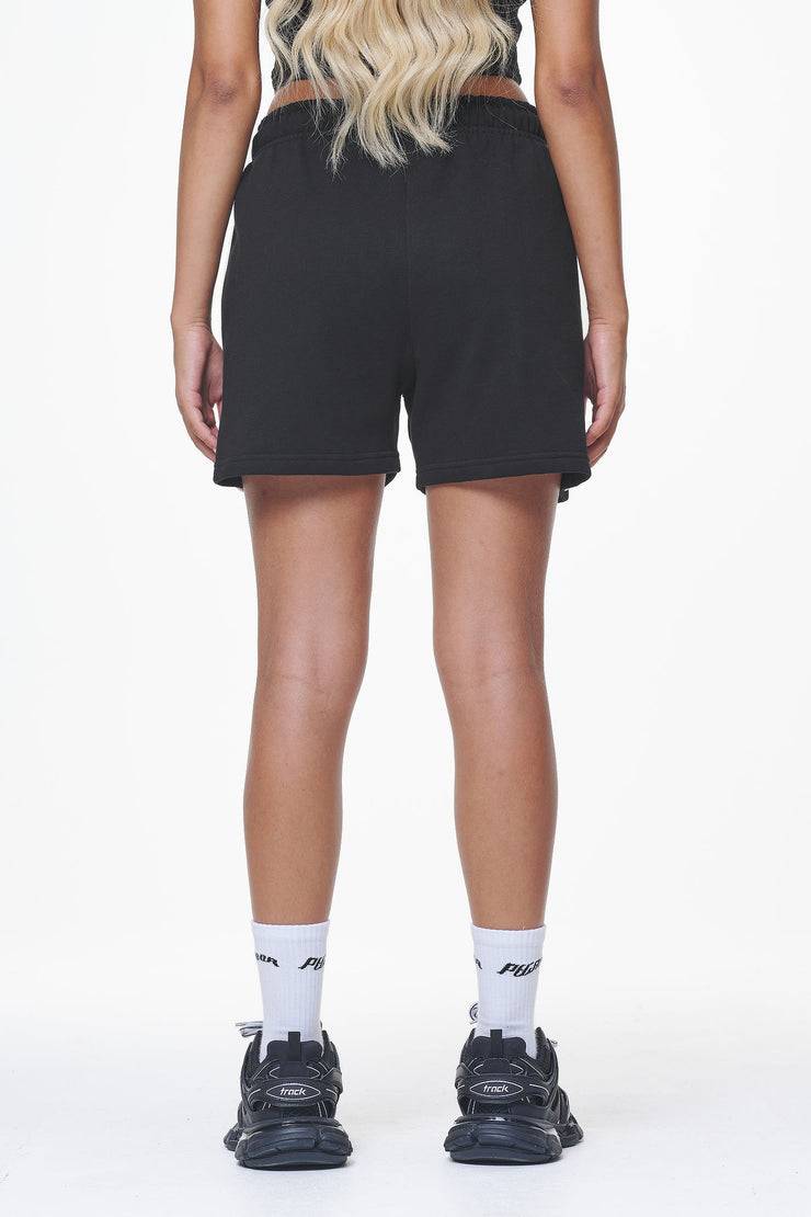 Pegador Umbria High Waisted Shorts Black Gum