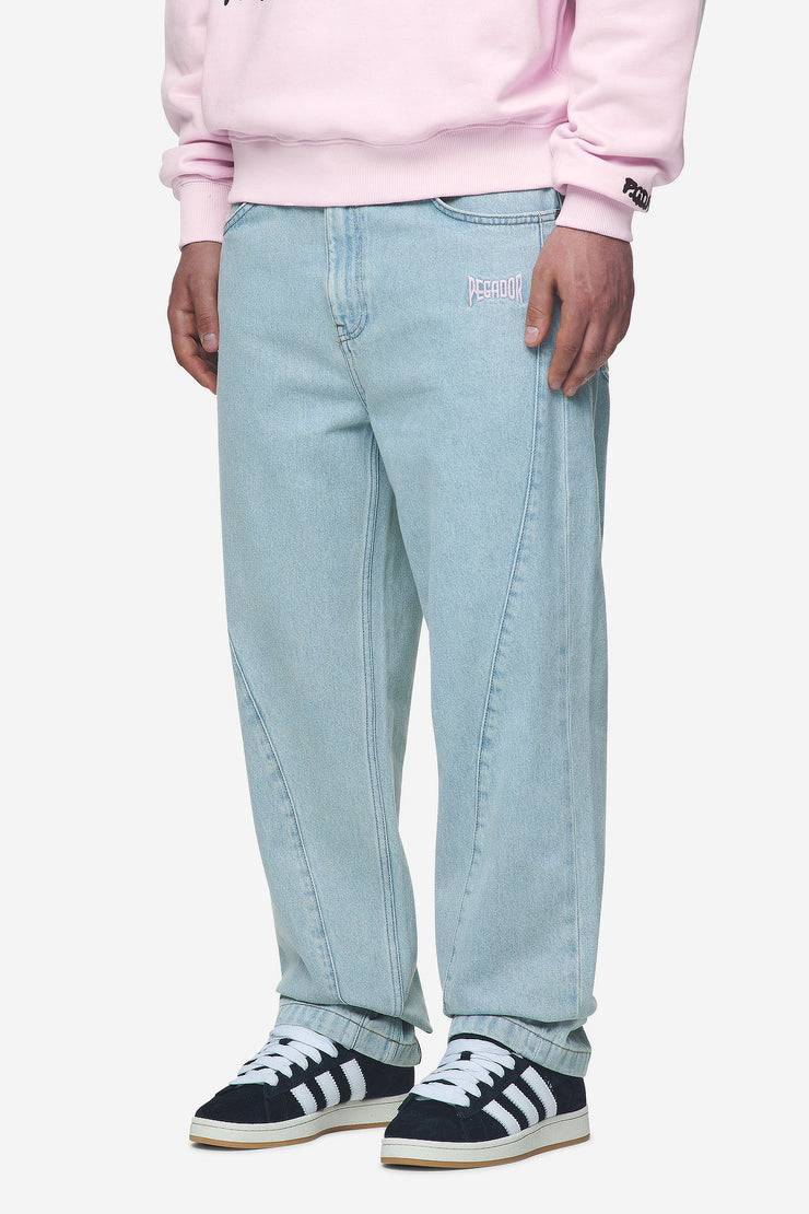 Pegador Valmar Baggy Jeans Sand Washed Blue