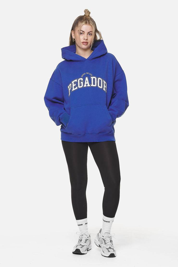 Pegador Wayruna Oversized Hoodie Washed True Blue