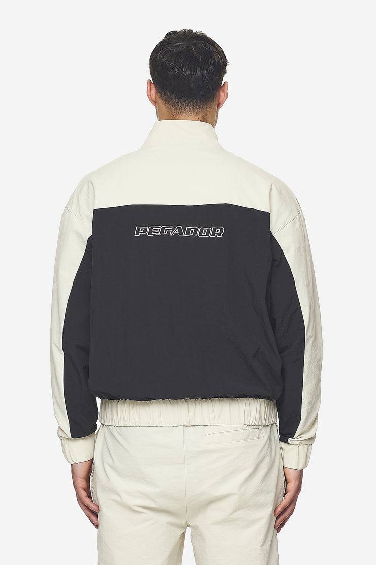 Pegador Wolsey Track Jacket Salty Cream Black