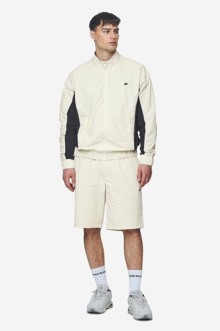 Pegador Wolsey Track Jacket Salty Cream Black