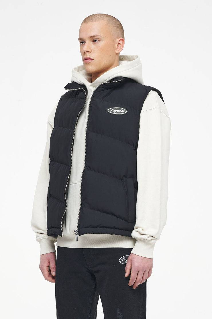 Pegador Yale Puffer Vest Black Ink