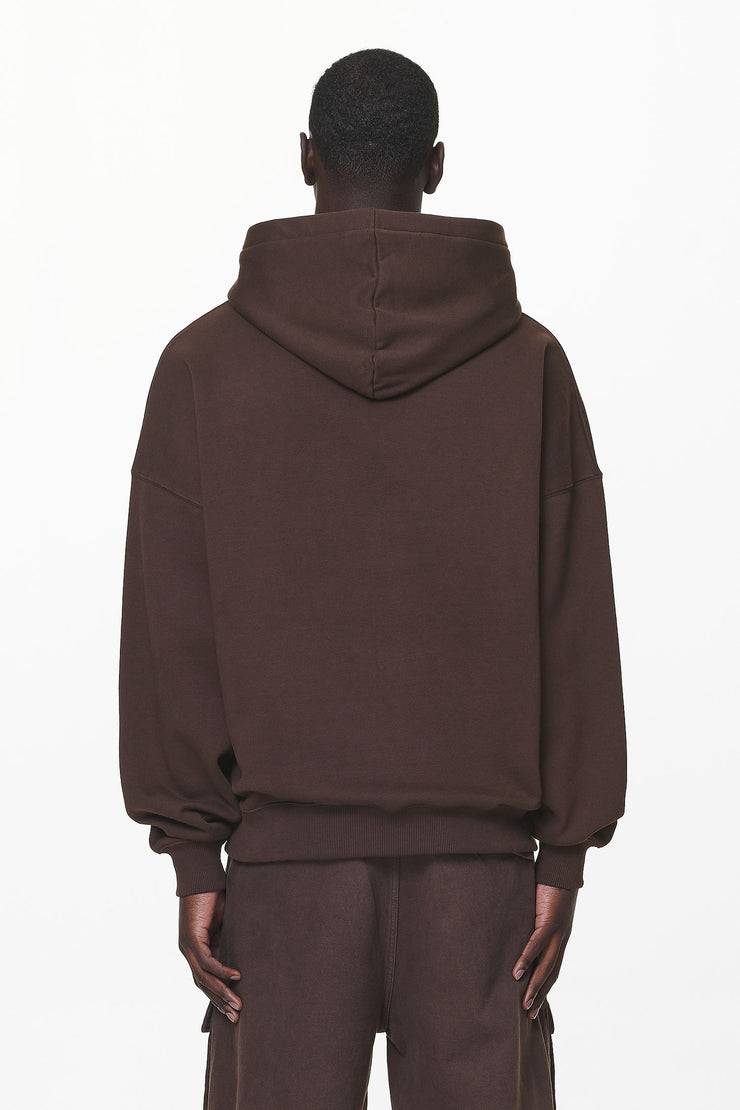 Pegador Zero Boxy Hoodie Washed Oak Brown