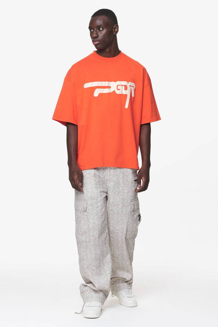 Pegador Zero Boxy Tee Washed Signal Red