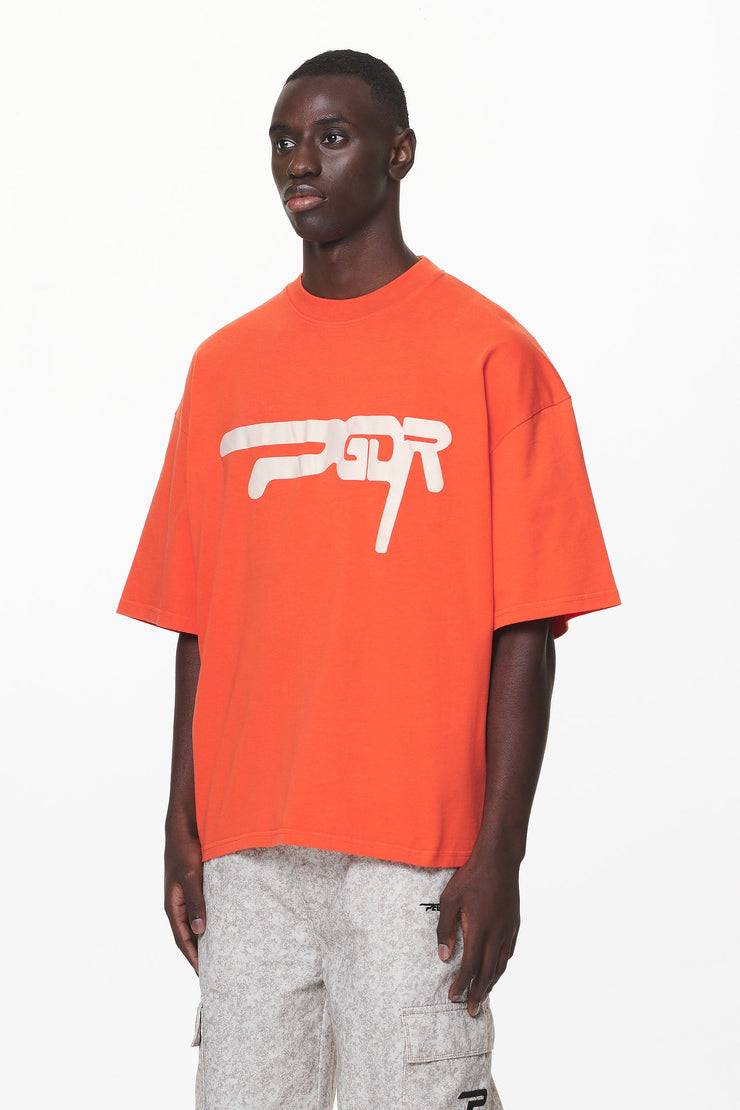 Pegador Zero Boxy Tee Washed Signal Red