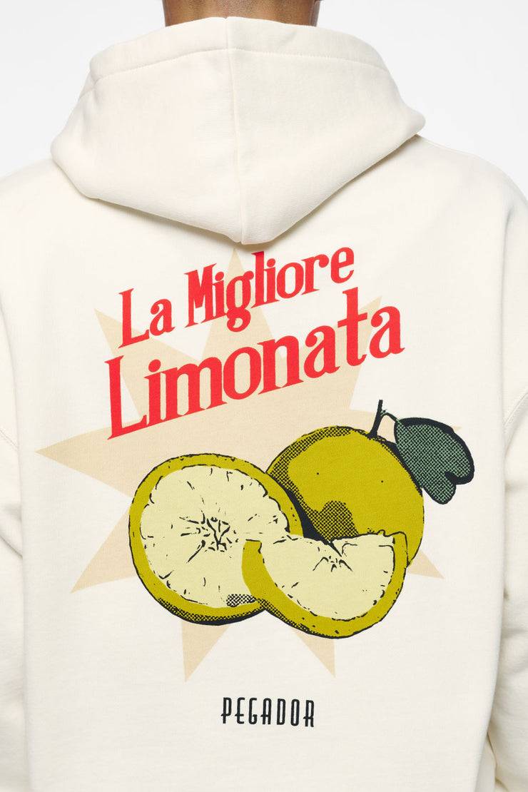 Pegador Plaxton Oversized Sweat Jacket Vintage Washed Unbleached