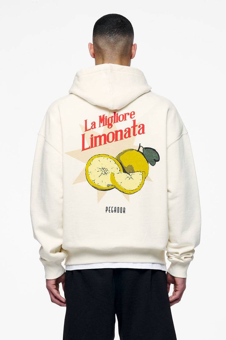 Pegador Plaxton Oversized Sweat Jacket Vintage Washed Unbleached