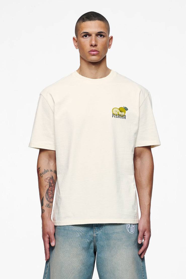 Pegador Plaxton Oversized Tee Vintage Washed Unbleached