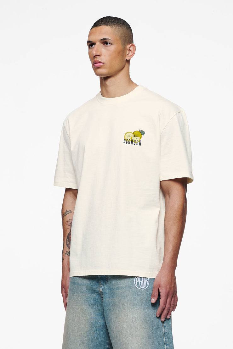 Pegador Plaxton Oversized Tee Vintage Washed Unbleached
