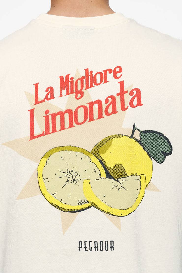 Pegador Plaxton Oversized Tee Vintage Washed Unbleached