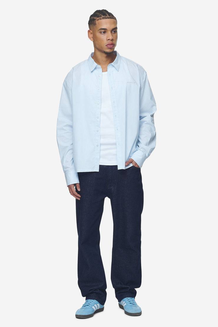 Pegador Raton Oversized Longsleeve Shirt Baby Blue White