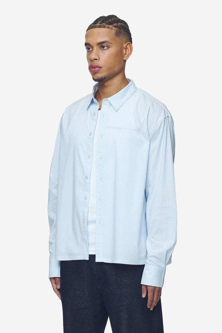 Pegador Raton Oversized Longsleeve Shirt Baby Blue White