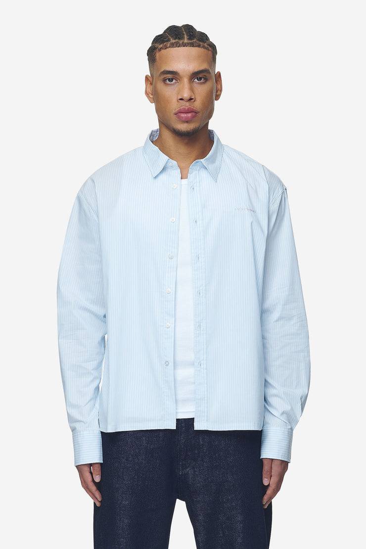 Pegador Raton Oversized Longsleeve Shirt Baby Blue White