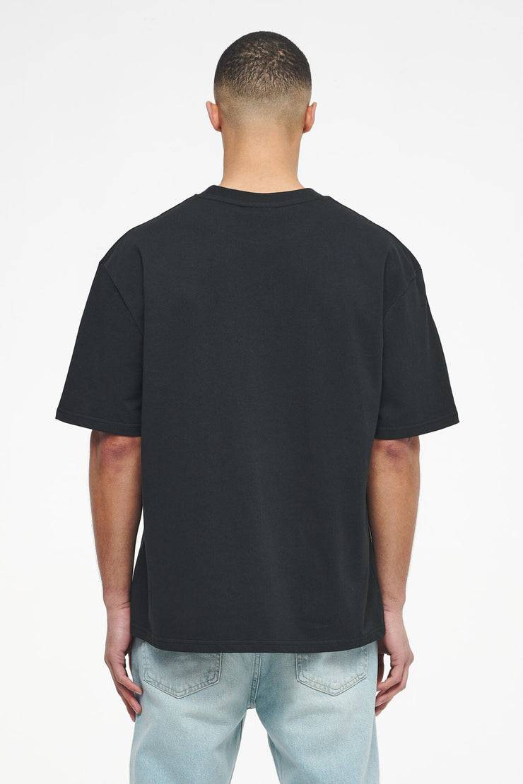 Pegador Reid Oversized Tee Vintage Washed Black Ink