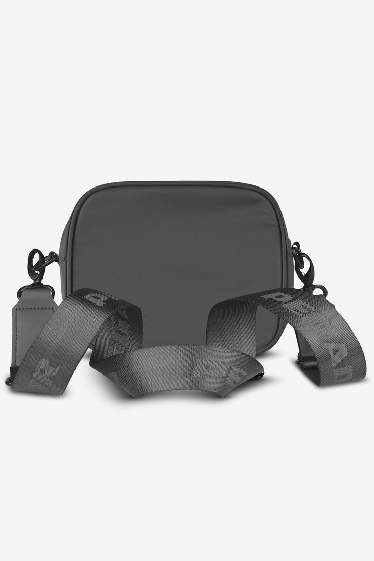 Pegador Rubber Logo Patch Nylon Shoulder Strap Bag Anthracite