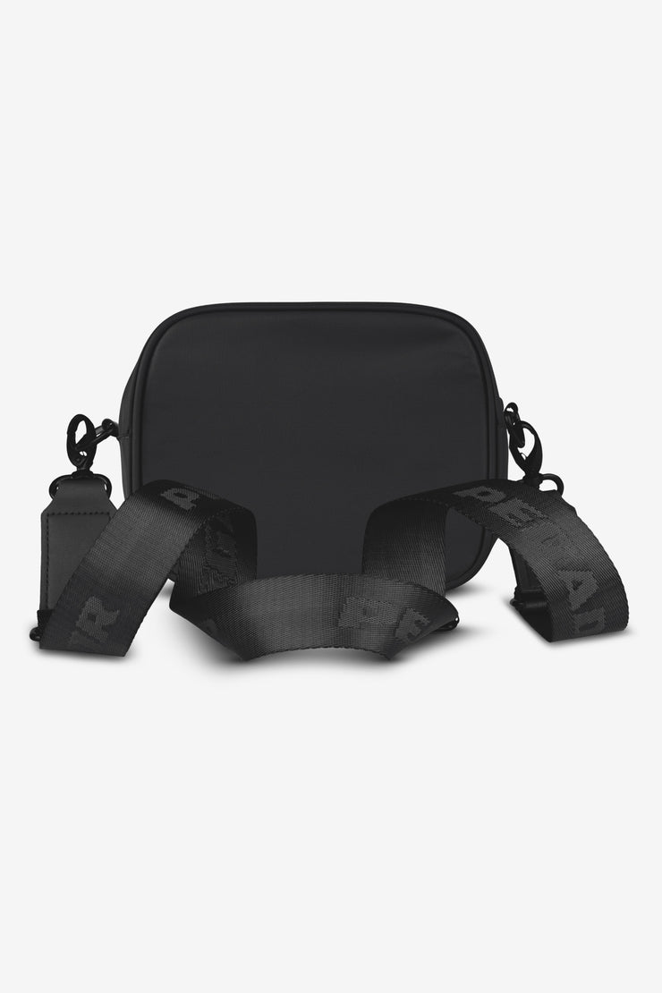 Pegador Rubber Logo Patch Nylon Shoulder Strap Bag Black
