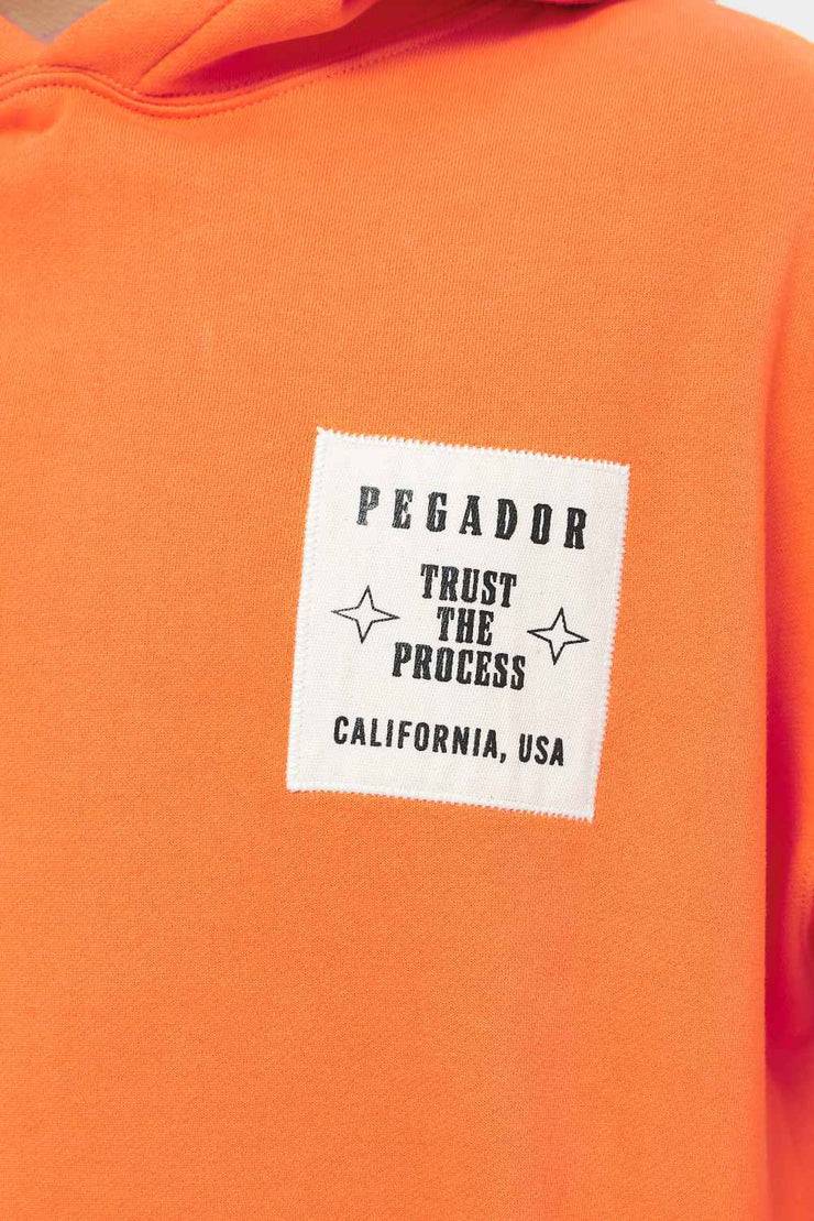 Pegador Salal Oversized Hoodie Vintage Washed Sunrise Orange