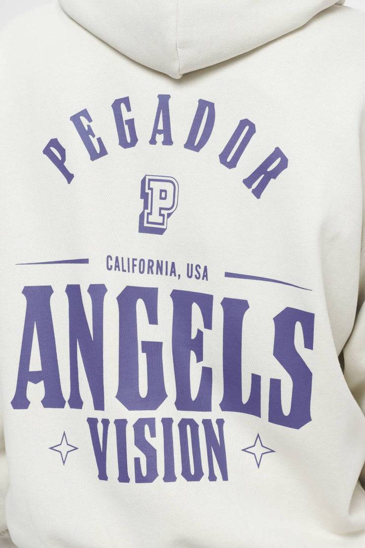 Pegador Salal Oversized Sweat Jacket Vintage Washed Angels Cream