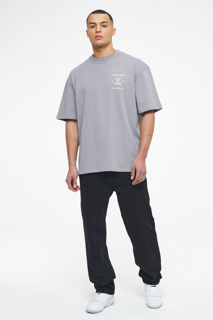 Pegador Salal Oversized Tee Vintage Washed Dusk Grey
